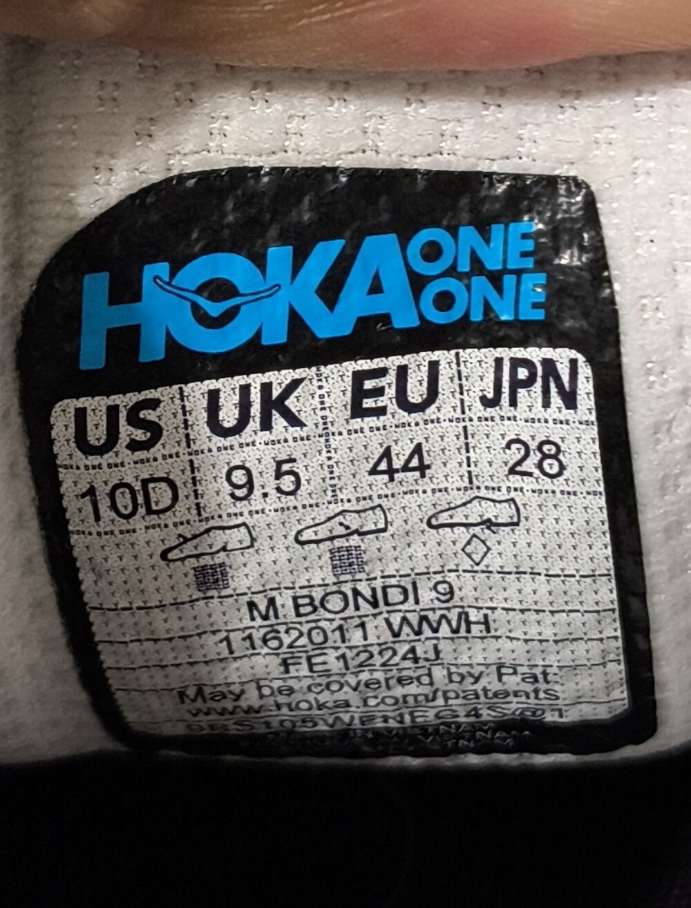 Hoka Bondi 9 Sz 10 Men White - Picture 10 of 10